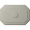 Ekena Millwork Felix Ceiling Medallion, Hand-Painted Pot of Cream, 25 1/4"W x 17 1/4"H x 1 3/4"P CM25FEPCF - alternate 1